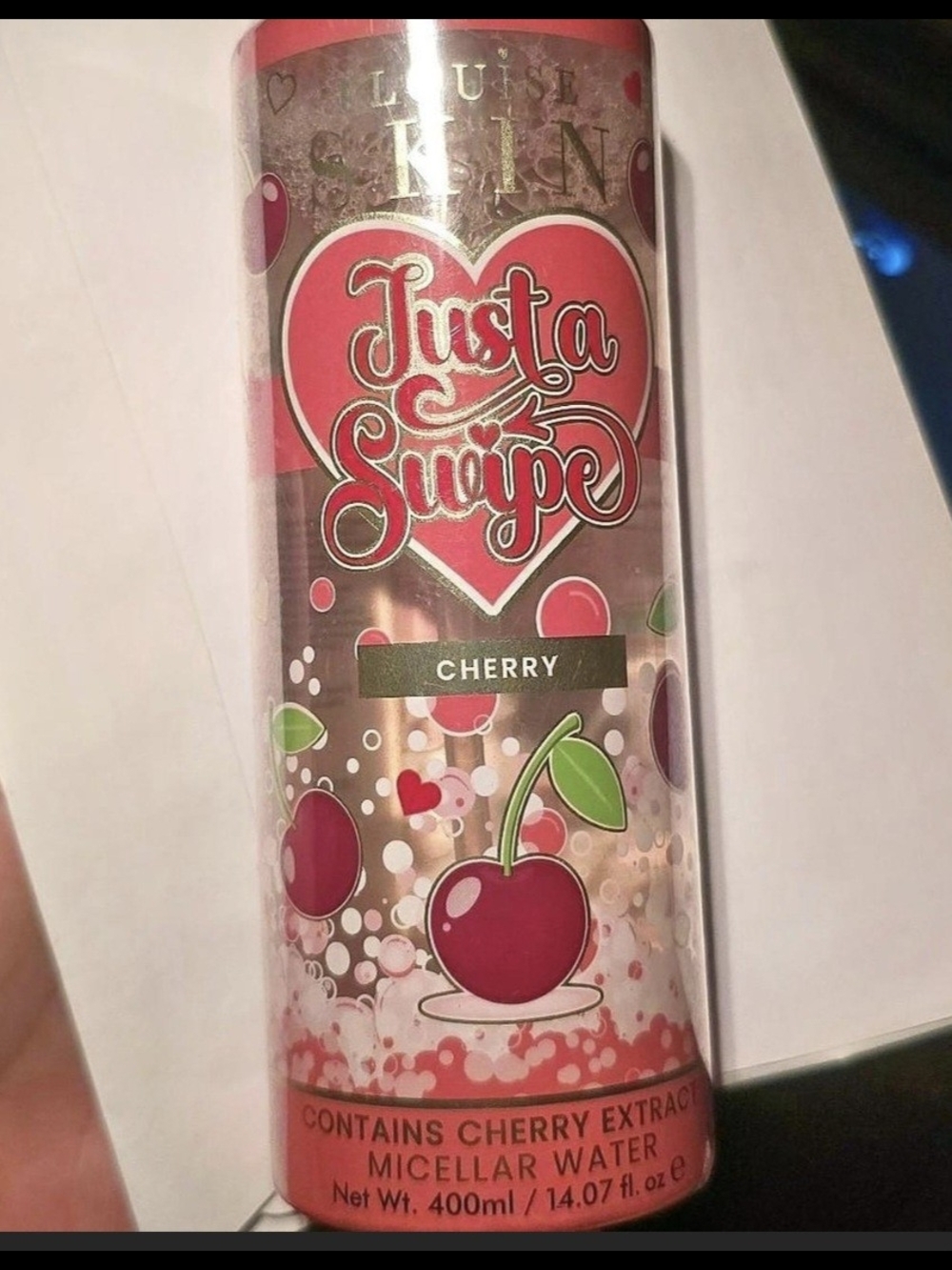 Just a Swipe Cherry Micellar Water Cleanser